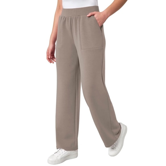 Mondetta Ladies' Wide Leg Pants, Pull-On, Tan XL NWT - Picture 1 of 14